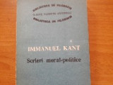 Scrieri moral politice - Immanuel Kant