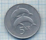 AX 194 MONEDA - ISLANDA - 5 KRONUR -ANUL 1981 -STAREA CARE SE VEDE