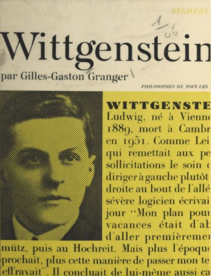 Ludwig Wittengestein/ Gilles-Gaston Granger foto