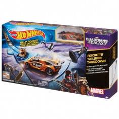 Hot Wheels Marvel Guardians of the Galaxy Rocket Raccoons Tailspin Playset foto