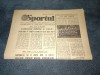 ZIARUL SPORTUL 11 OCTOMBRIE 1983