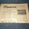 ZIARUL SPORTUL 11 OCTOMBRIE 1983