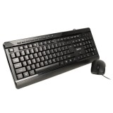 Kit tastatura wired Spacer SPOK-WD-02 USB cu Mouse Negru NewTechnology Media