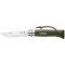 Cutit Opinel Nr 08 Kaki Otel Inox Snur Piele 001703