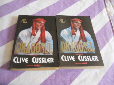 CLIVE CUSSLER-DRAGONUL, vol 1 si 2,1994 foto