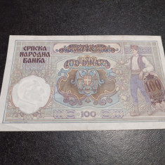 Bancnota 100 Dinara 1941 Serbia