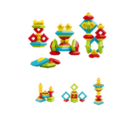 Joc logica - Cuburile lui Pitagora in cutiuta (30 piese) foto