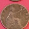 Lot 2 monede: Half (1/2) + One (1) Penny 1897 , UK , stare foarte buna [poze]. Discount conform descriere [10 - 20 %. Vezi descrierea.].