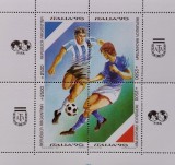BC72, Argentina 1990, colita sport, fotbal, CM Italia