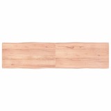 VidaXL Blat masă, 160x40x(2-4) cm, maro, lemn tratat contur organic
