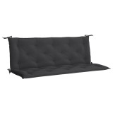 Cumpara ieftin Perna banca de gradina, negru, 150x(50+50)x7cm, material oxford