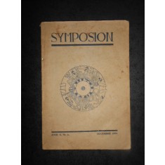 REVISTA SYMPOSION, ANUL 2, NUMARUL 6, DECEMBRIE 1939