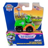 PATRULA CATELUSILOR PUP SQUAD RACERS AIR RESCUE VEHICUL METALIC ROCKY SCARA 1