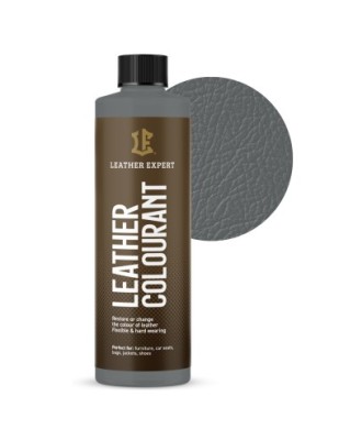 Vopsea piele Gri Metal LEATHER EXPERT Leather Colourant 250ml foto