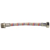Racord pentru apa din inox de, 1/2 - 1/2, Piulita + Niplu, 60 cm