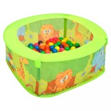 vidaXL Piscină cu bile pentru copii, 50 de bile, 75x75x32 cm