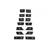 Set de reparatie butoane climatizare, Klimatyzacji, Bmw Seria 5 F10, F11 2012-, 5gt F07 2012-, X5 F15 2013-, X6 F16 2014-, 14 elemente, 61316848887