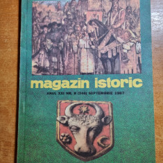 Revista Magazin Istoric - septembrie 1987