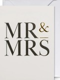 Felicitare - Mr &amp; Mrs - Wedding Mini Card | Lagom Design