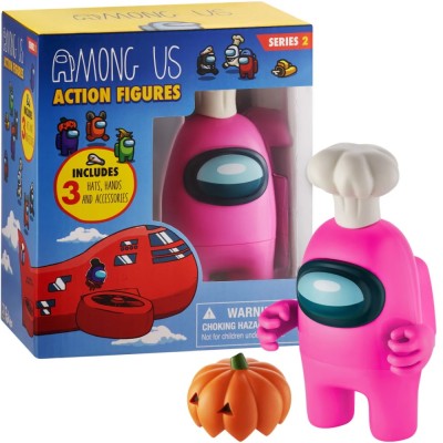 Figurina Among Us Action Seria 2 Roz 18 cm foto