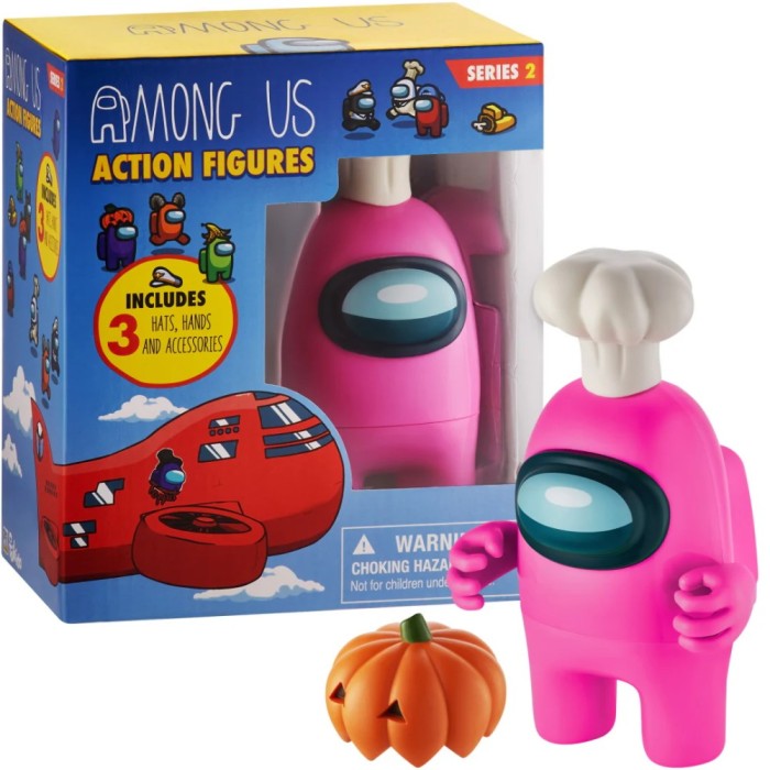 Figurina Among Us Action Seria 2 Roz 18 cm