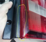Stop spate lampa Volkswagen Transporter/Multivan (T5), 10.2009-, spate, Dreapta, Caravelle, Multivan, P21/5W+P21W+PY21W+R10W; rosu-alb, fumuriu; , HE