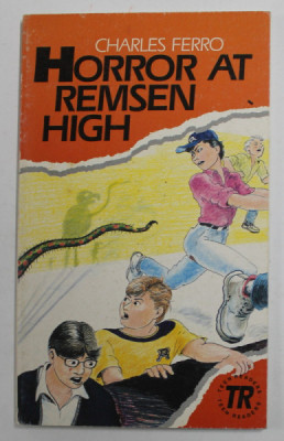 HORROR AT REMSEN HIGH by CHARLES FERRO , illustrations DON JOHNSON , 1992 foto