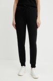 Armani Exchange pantaloni de trening din bumbac culoarea negru, cu imprimeu, XW000503 AF12804