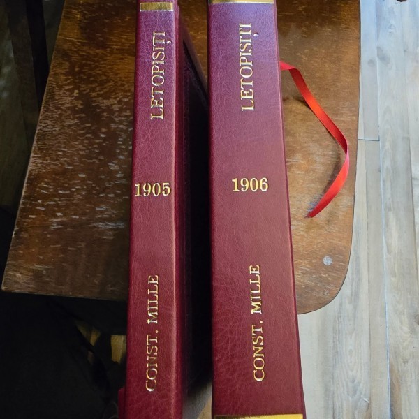 Letopisiti 1905 si 1906 (ambele volume) - Constantin Mille (1908)