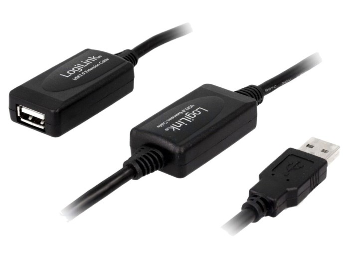 Cablu Repeater USB 20m USB 2.0
