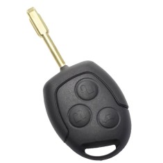 Carcasa cheie auto Techstar cu 3 butoane si suport baterie pentru Ford Mondeo &ndash; compatibila modele 2001&ndash;2007