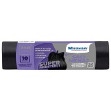Saci menajeri / gunoi, super rezistenti, negru, 240L, 10 buc, Misavan