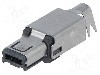 Conector USB mini Hirose, {{Montare mecanica}}, CONNFLY - DS1105-BBN02