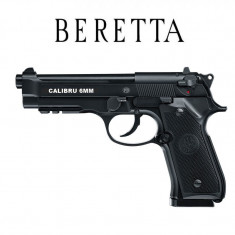 PISTOL AIRSOFT REPLIK BERETTA,FULL METAL,CALIBRU 6MM,PUTERE 400FPS+500 BILE.NOU! foto