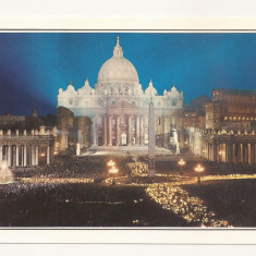 FA36-Carte Postala- ITALIA - Roma, Vatican, Piazza s. Pietro, necirculata