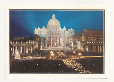 FA36-Carte Postala- ITALIA - Roma, Vatican, Piazza s. Pietro, necirculata foto