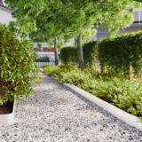 vidaXL Borduri de gazon 10 buc Alb 15x103 cm Oțel laminat la rece