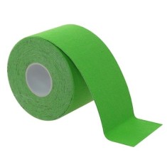 Banda kinesiologica, pentru sustinerea musculara, corectarea articulatiilor, rezistenta la apa, verde