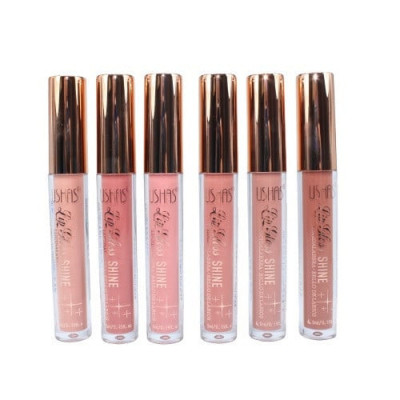 Set 6 luciuri de buze, Ushas, Shine Lip Gloss, 04 foto