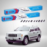 Cumpara ieftin Ștergătoare Jeep Grand Cherokee WK 2005-2010 | Set Față Flat Premium &ndash; TeamCar&reg;