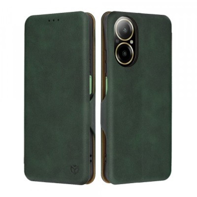 Husa pentru Realme C67 4G, Techsuit, Safe Wallet Plus, Verde foto