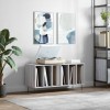 VidaXL Dulap pentru discuri gri sonoma, 100x38x48 cm, lemn prelucrat 831754