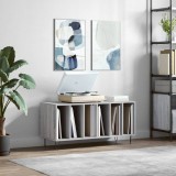 VidaXL Dulap pentru discuri gri sonoma, 100x38x48 cm, lemn prelucrat 831754
