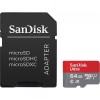 Card Memorie microSDXC SanDisk Ultra Android A1, 64Gb, Clasa 10 / UHS-1 U1, Cu Adaptor SDSQUAB-064G-GN6MA
