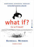 What if? Ce-ar fi dacă? Răspunsuri ştiinţifice serioase la &icirc;ntrebări ipotetice absurde - Paperback brosat - Randall Munroe - Publica