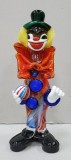 Clovn cu minge, Sticla de Murano, Italia, Secol XX