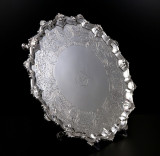Tava din argint masiv 925 sterling silver din anul 1770 London
