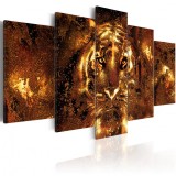 Cumpara ieftin Tablou - Golden Tiger 100x50 cm