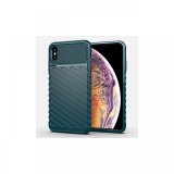 Husa iPhone XS Max Lemontti Thunderbolt Dark Green