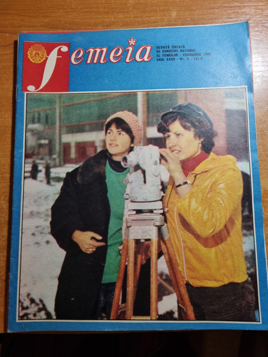 revista femeia februarie 1982-art. lotru,femeile din buzau